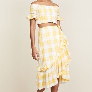 Red Carter Lucila Wrap Skirt